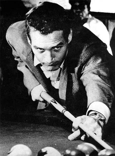 Paul Newman, en la película  El buscavidas  (1961).