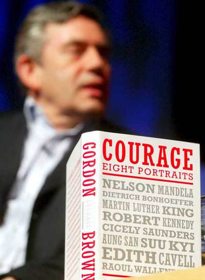 Gordon Brown, en la presentación de su libro sobre sus 