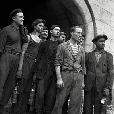  Arsia ,  hoy Croacia,  imagen del Istituto Luce, perteneciente a la exposición sobre neorrealismo italiano.