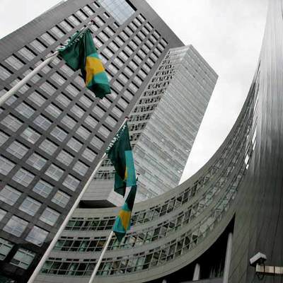 Sede social de ABN Amro en Ámsterdam.