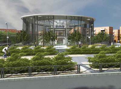 Imagen del proyecto del  Centro de Creación de Vallecas.