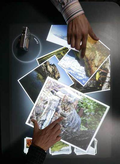 Un ordenador sensible al tacto