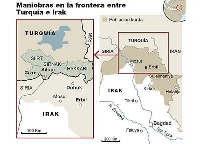 Turquía establece "zonas de seguridad" en la frontera con Irak