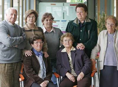 Miembros del programa  Cuidar al cuidador  del Ayuntamiento de Colmenar Viejo (Madrid).