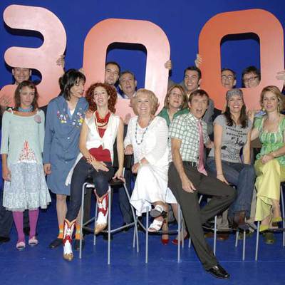 Los actores de  Camera café  celebran la emisión número 300 de la serie de Tele 5.
