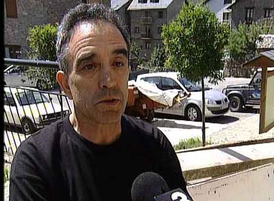 Jordi Farré, ex concejal de València d'Àneu, entrevistado ayer por TV-3.