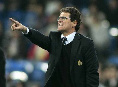 Fabio Capello, en la banda.