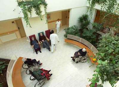 Vista de la residencia de ancianos Txara II, de San Sebastián.