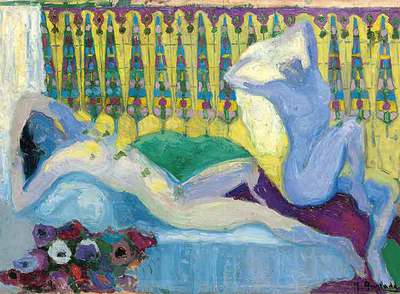  Las huríes , obra de Anglada-Camarasa (1872-1959).