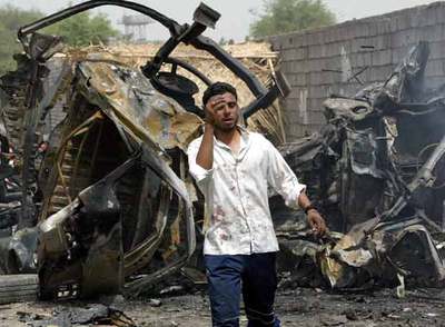 Un coche bomba siembra el terror en  una estación de autobuses de Bagdad