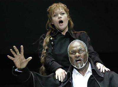 Un momento de la ópera  La walkyria. 