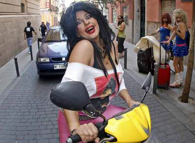 La Terremoto de Alcorcón, en plena faena.