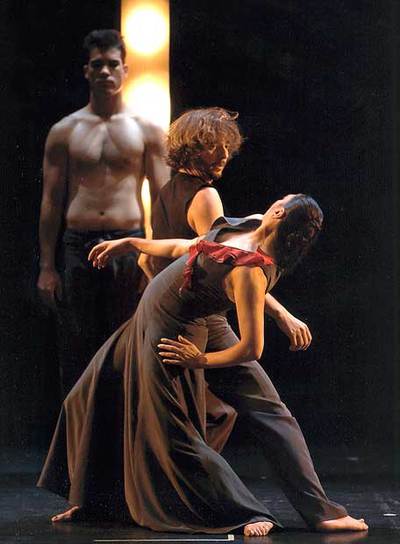 Imagen del espectáculo  En rojo,  de Mariano Cruceta.