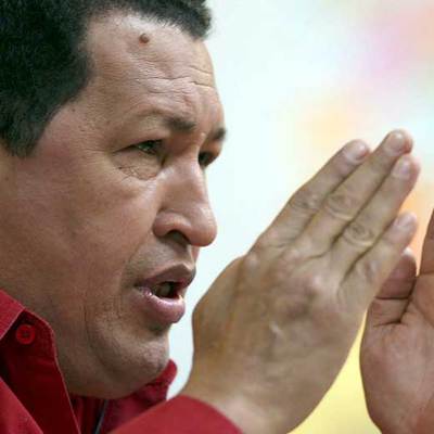 Hugo Chávez, en una de sus intervenciones televisivas.