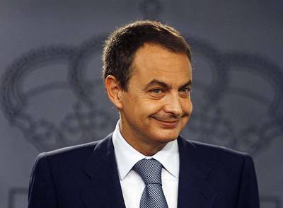 José Luis Rodríguez Zapatero, durante la comparecencia en la que anunció los relevos en cuatro ministerios.