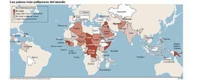 Antes de hacer la maleta, mire este mapa