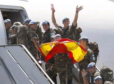 171 soldados de la Brilat se van a Líbano como 'cascos azules'