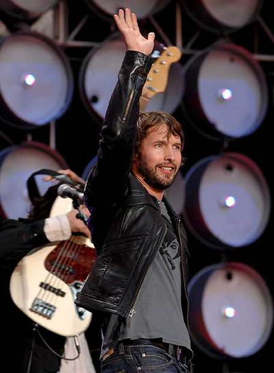 El cantante inglés James Blunt.
