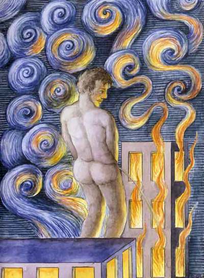 Ilustración de Guillermo Pérez-Villalta para 'Los viajes de Gulliver' (Galaxia Gutenberg