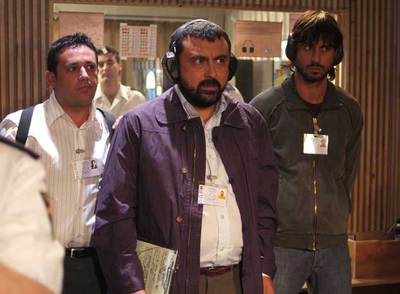 Escena de un capítulo de  Los hombres de Paco.  