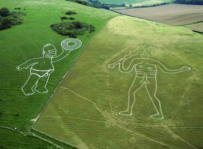 Homer Simpson se enfrenta al dios de la fertilidad