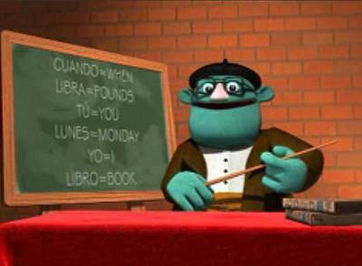 Don Eusebio, protagonista de  Gomaespuminglish. 