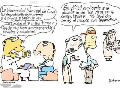 Viñetas incluidas en el libro  Fontanarrisa por Fontanarrosa.  