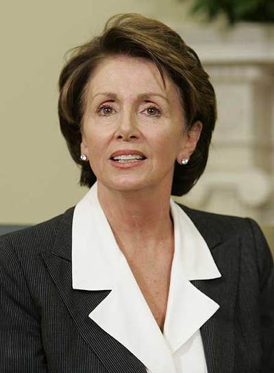 Nancy Pelosi.