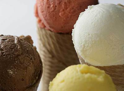 Helados creados por Angelo Corvitto para Bajocero.