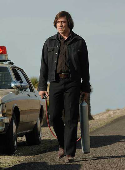 Javier Bardem, en un fotograma de  No country for old men .