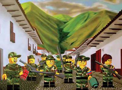 'Toma' (2006), óleo de Nadin Ospina.