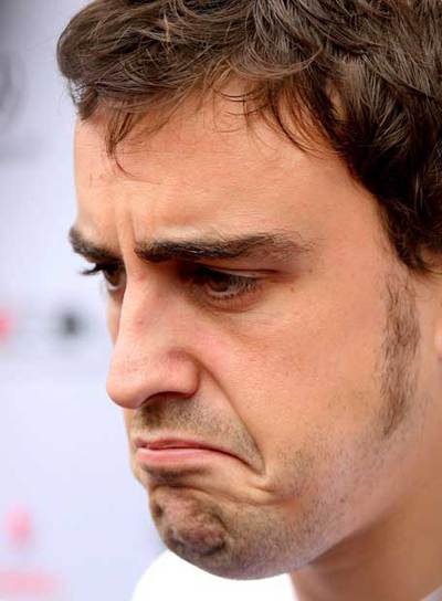 Fernando Alonso, en Hungaroring.