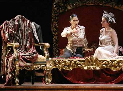 Escena de  L'Ottavia restituita al trono,  de Scarlatti, en el teatro Victoria Eugenia de San Sebastián.