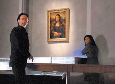 Tom Hanks y Audrey Tautou, en una escena de la película  El código Da Vinci  (2006), de Ron Howard.