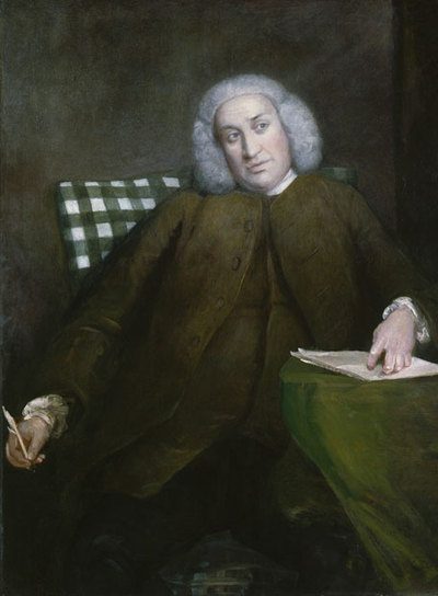  Retrato de  Samuel Johnson , por Reynolds. 