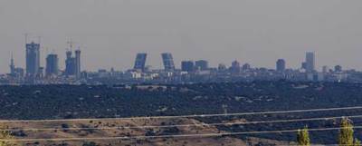 El nuevo 'sky line' de Madrid: las torres de la antigua Ciudad Deportiva del Real Madrid superan a Torre Picasso, hasta ahora la altura máxima de la ciudad.