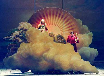 Un momento de la representación de  L'Orfeo,  dirigido por Jordi Savall en Edimburgo.