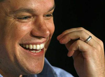 El actor Matt Damon, protagonista de  El ultimátum de Bourne , durante una entrevista en el 60º Festival de Cine de Cannes, el pasado mayo.