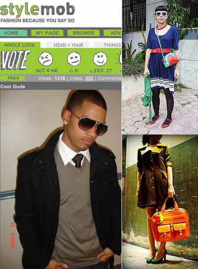 Varios estilos sometidos a la consideración de la comunidad virtual de Stylemob.com.