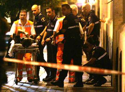 Policía local atropellada en Valencia