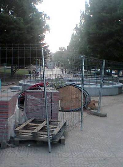 Las obras del torreón (Ciudad Real).