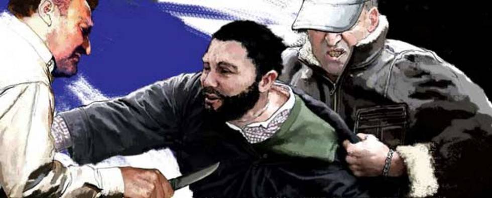 Reconstrucción del crimen del doctor Malo.