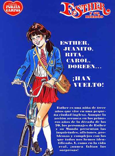 Portada de uno de los libros de aventuras de  Esther y su mundo , que ahora se reeditan.