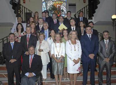 La corporación al completo de Marbella, tras tomar posesión el pasado 16 de junio.