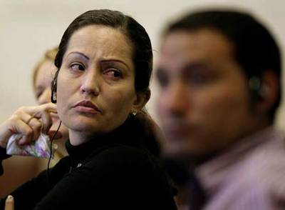 Elena Pérez, ayer, durante una audiencia en Miami.