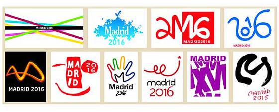 De izquierda a derecha, de arriba abajo: 'Madrid fluye', de Graciela Cancio; 'MADRIDenACCIÓN', de Daniel Chinea; 'Espejo para el mundo', de Rafael Palomares; 'Un río de ilusiones', de Javier Iguaz; 'Light', de Luis Coderque; 'Mariz Mariz', de Rosario Rodríguez; 'Corle', de Joaquín Mallo; 'De Madrid al Olimpo', de Jorge González; 'Vestir Madrid', del estudio de diseño Untercio, y 'Pintar el alma', del grupo de creadores Fósforo Artworks.