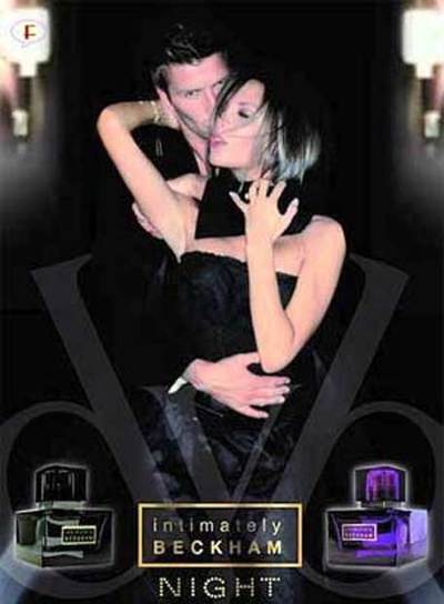 Anuncio de la nueva fragancia que los Beckham lanzan en septiembre.