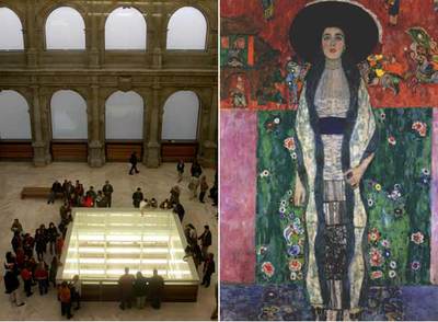 El Prado celebrará su ampliación con una exposición de pintores del XIX. A la derecha,  Adele Bloch-Bauer II,  de Klimt.rn G. LEJARCEGI