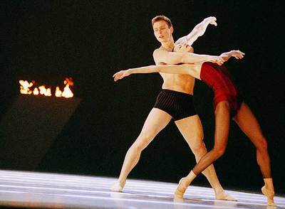 Los bailarines Vaclav Kunes y Nancy Euverink, en la coreografía  Bella figura. 