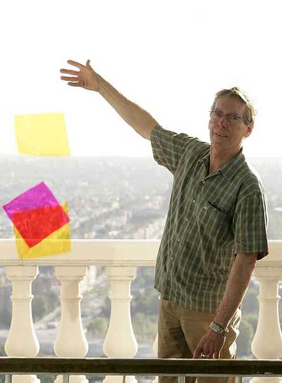 Ron Haselden, en el Edificio España de Madrid.